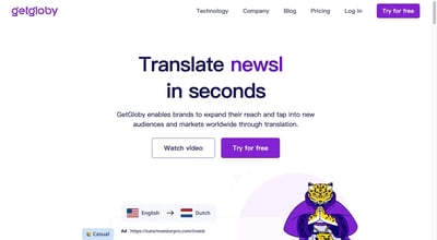 GetGloby - Translate marketing assets & campaign ads using AI preview